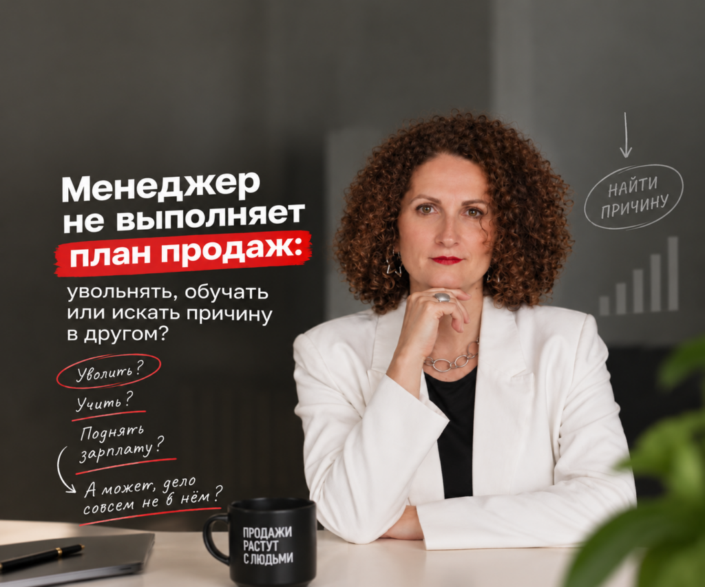 Менеджер не выполняет план продаж — что делать собственник